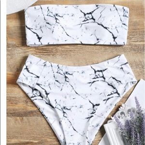 Marble bathing suit